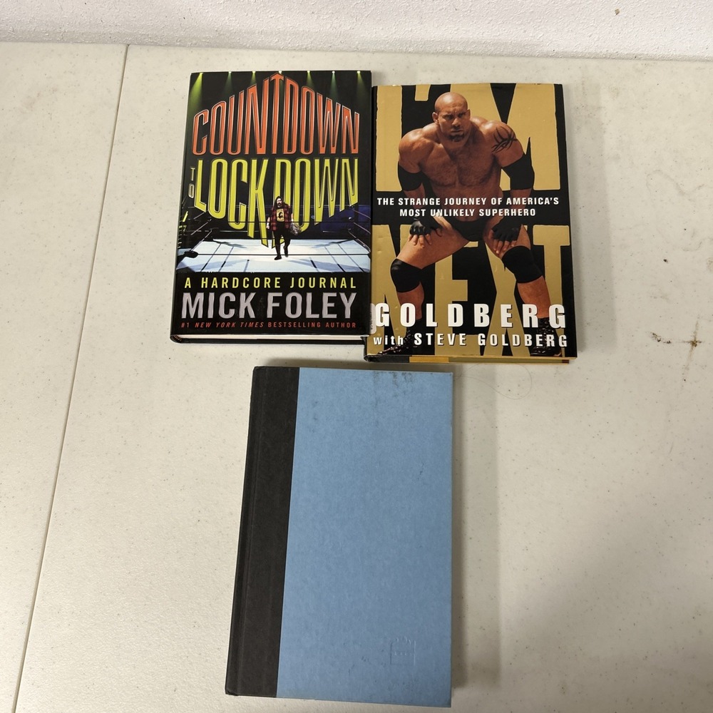 Wwe Books Mick Foley Goldberg And Hardy Boys Hardcover